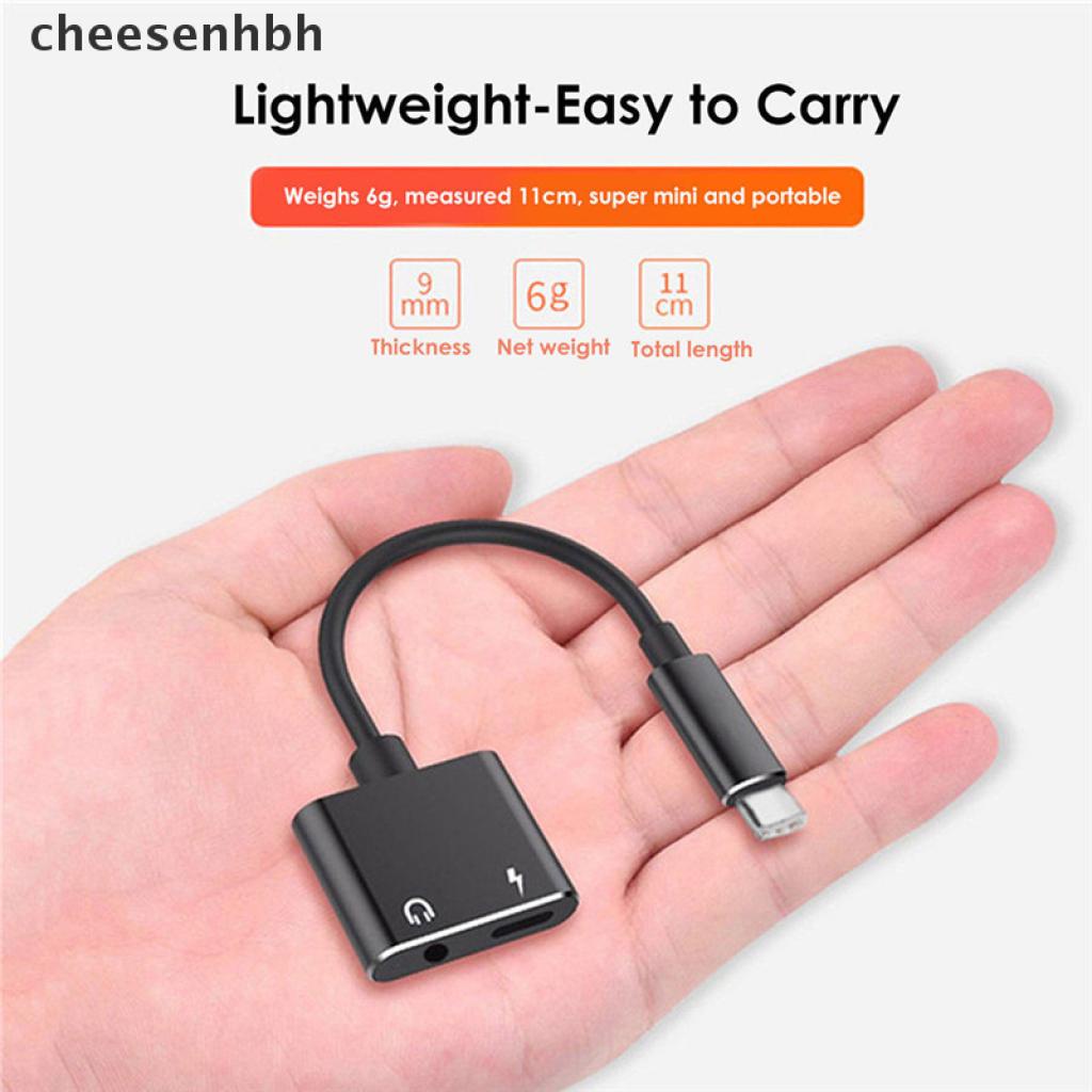 Dây Cáp Sạc Chuyển Đổi Tai Nghe 2 Trong 1 Type-C Sang 3.5mm Aux Audio Usb C