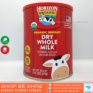 Sữa Horizon Organic Dry Whole Milk