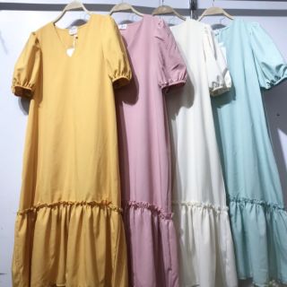 Đầm đuôi cá cổ V