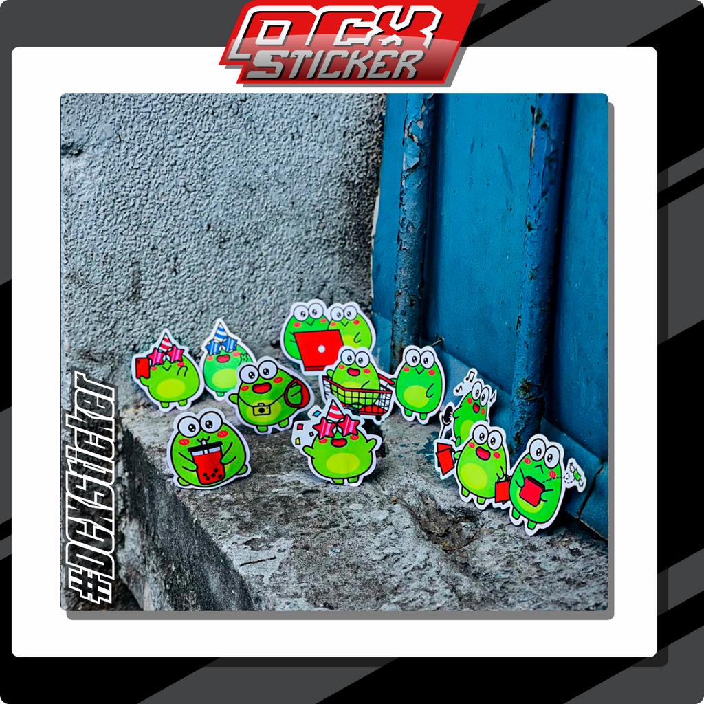 Sticker Ếch Xanh Meme Chống nước | Sticker dán laptop, điện thoại, đàn guitar, mũ bảo hiểm, vali , xe | STK-002