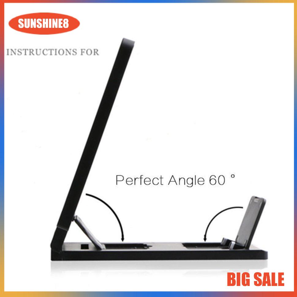 【SUN】❇️Fast shipping❇️Màn hình phóng to di động 3D Di động Bộ khuếch đại điện thoại di động Giá đỡ kính lúp