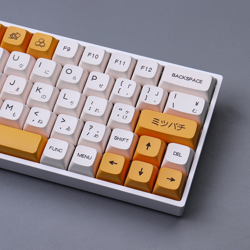 Bộ keycap bàn phím cơ XDA Honey Bee - 136 nút phù hợp cho fullsize, TKL, NJ68, RK G68, NJ80