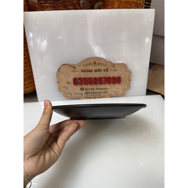 Đĩa Tròn melamine 22,5cm