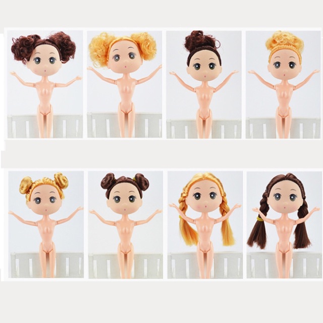 Búp bê chibi 12cm trang trí bánh kem