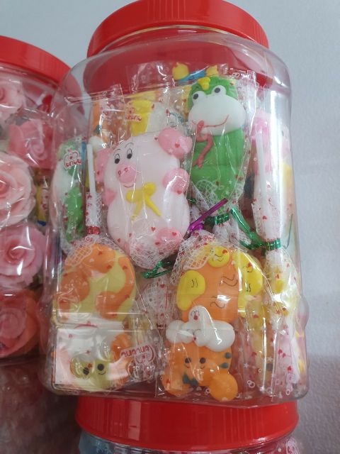 Kẹo bông đường hình 12con giáp Thy Thy Date mới