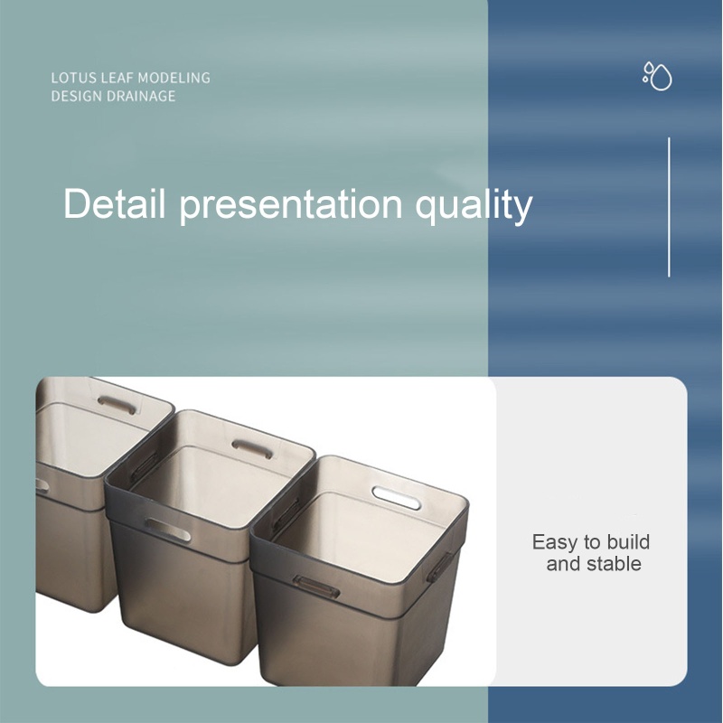 Set 6 Hộp Đựng Bút Để Bàn Thiết Kế Sáng Tạo Có Khóa Cài Dành Cho Phòng Ngủ / Ký Túc Xá / Nhà Cửa