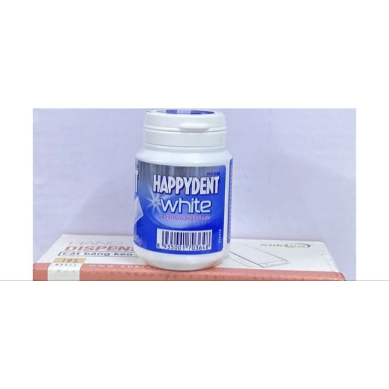 kẹo gum happydent white hộp 56g