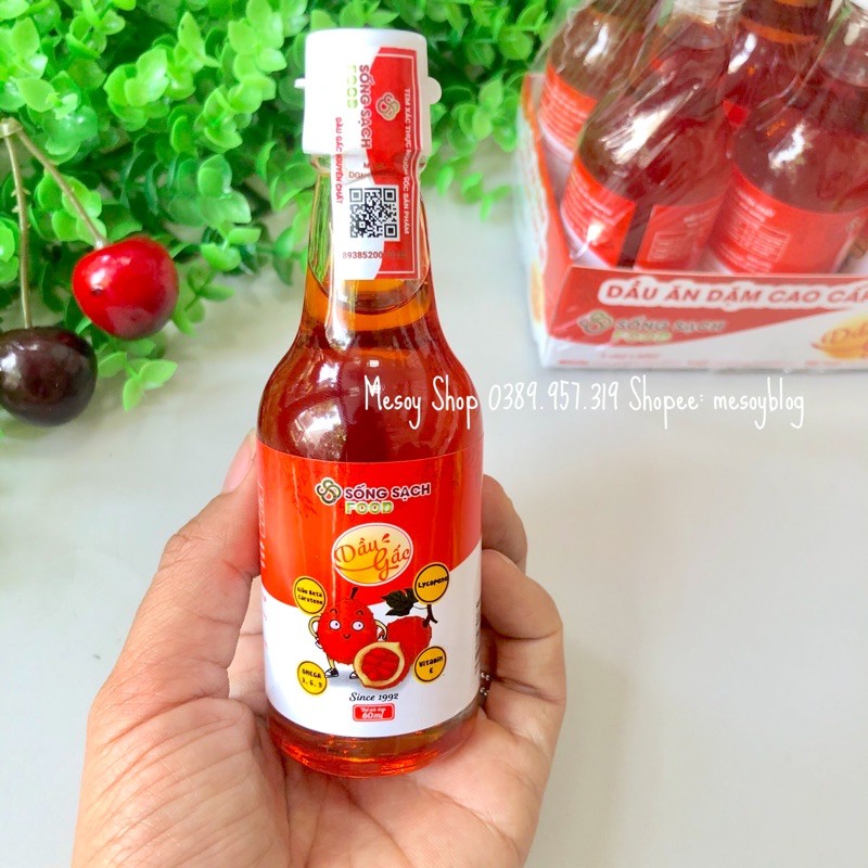 Dầu gấc ăn dặm cho bé 60ml