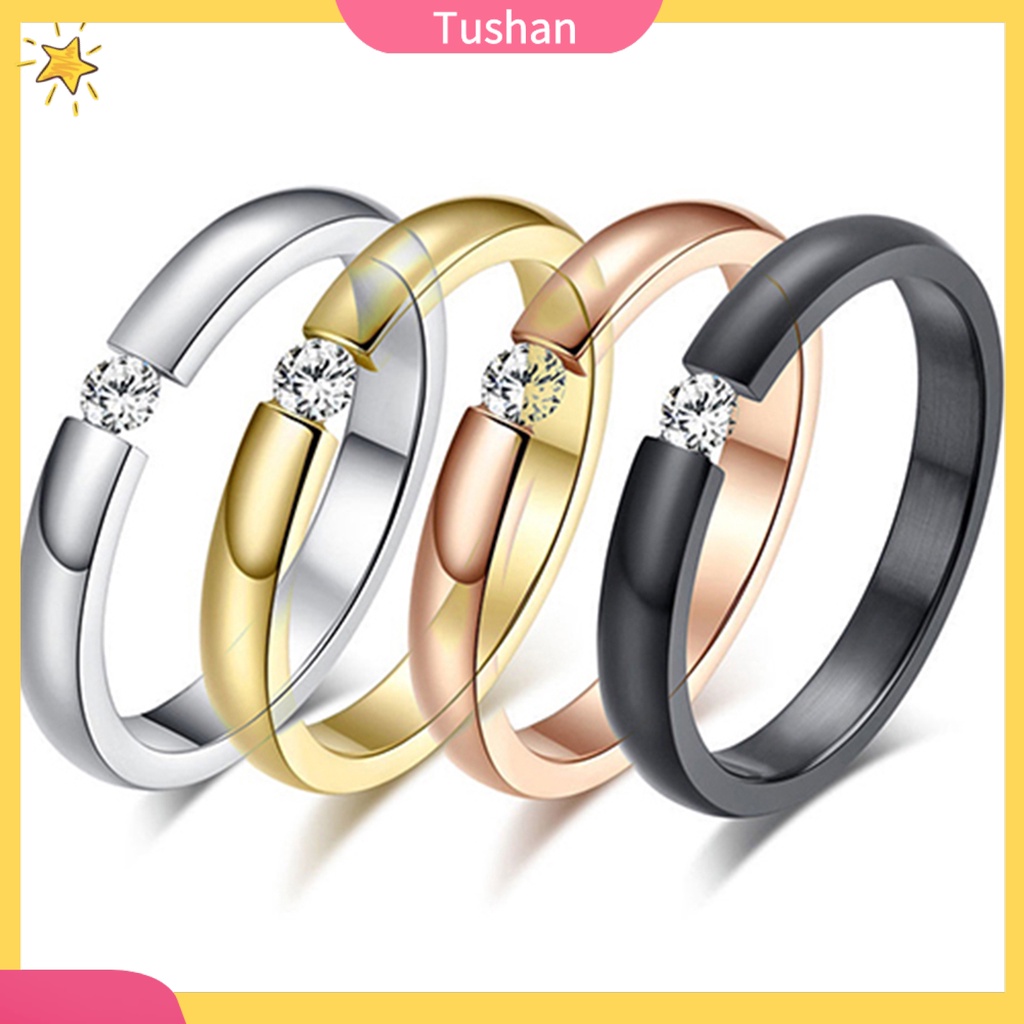 Nhẫn đeo tay kim loại đính đá lấp lánh thời trang nữ