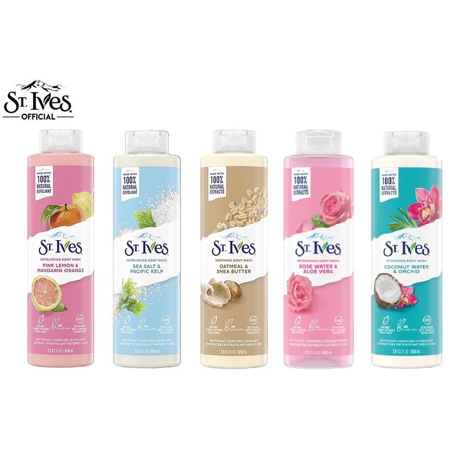 Sữa tắm dưỡng da St.Ives 650ml