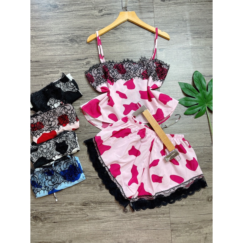 Đồ Ngủ Sexy  Freeship  Đồ Ngủ Sexy áo hai dây hở lưng gợi cảm Freesize - Linqu Sleepwear