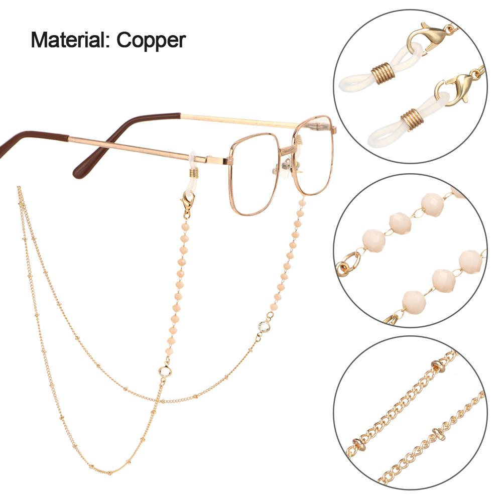 ESPO Dây Đeo Cổ Giữ Mắt Kính Đính Pha Lê