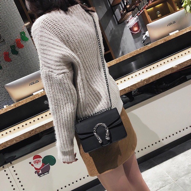 Túi Đầu Rồng Đeo Vai, Đeo Chéo