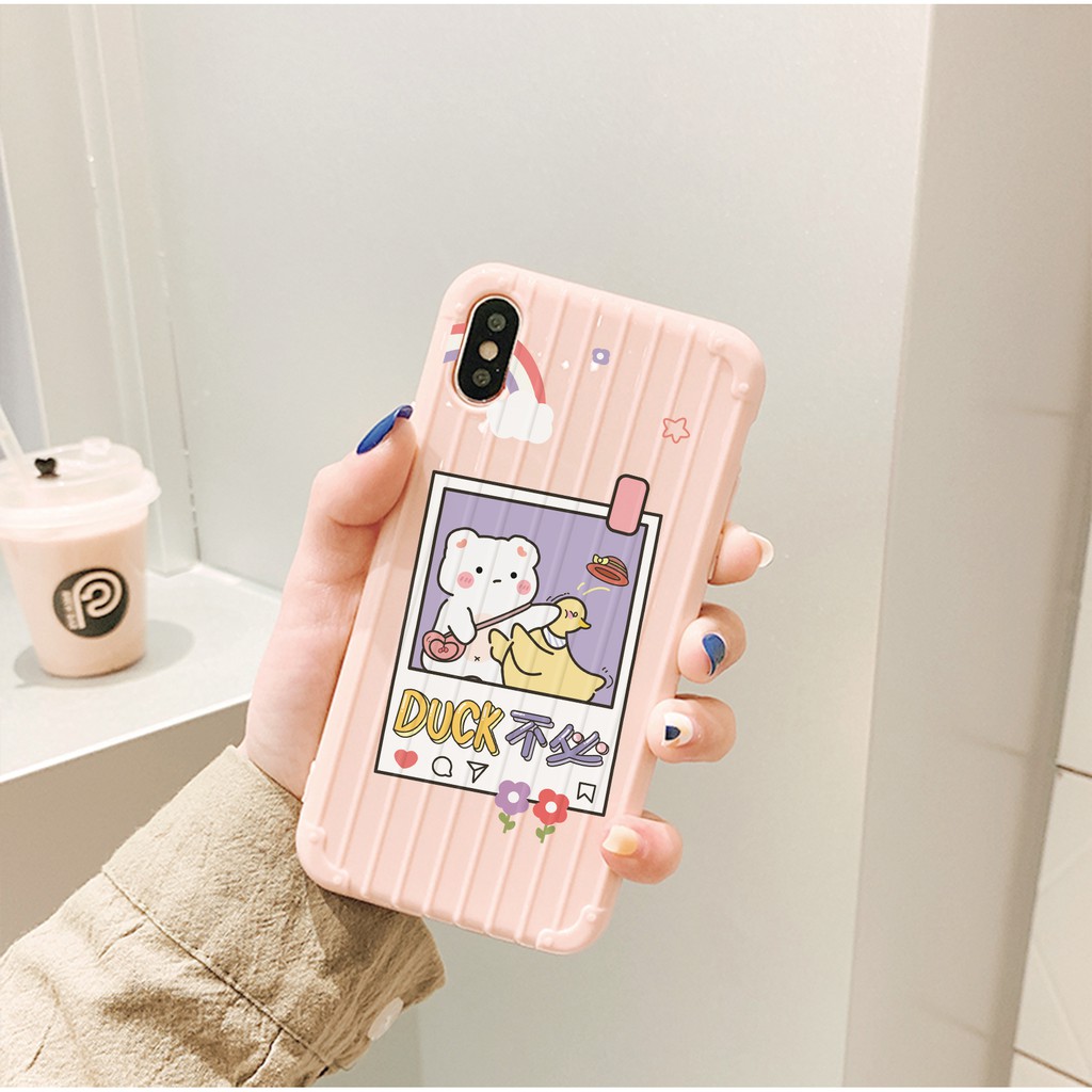 Ốp lưng iphone Tony & Duck sọc 3D chống va đập 5/5s/6/6plus/6s/6splus/7/7plus/8/8plus/x/xs/11/12/pro/max/plus/promax | BigBuy360 - bigbuy360.vn