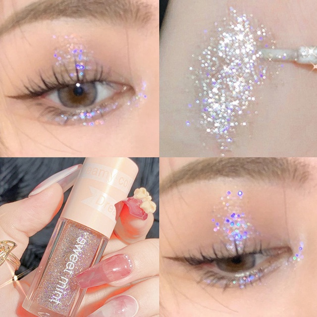 Phấn Mắt Dạng Lỏng Có Nhũ Ánh Kim Thời Trang