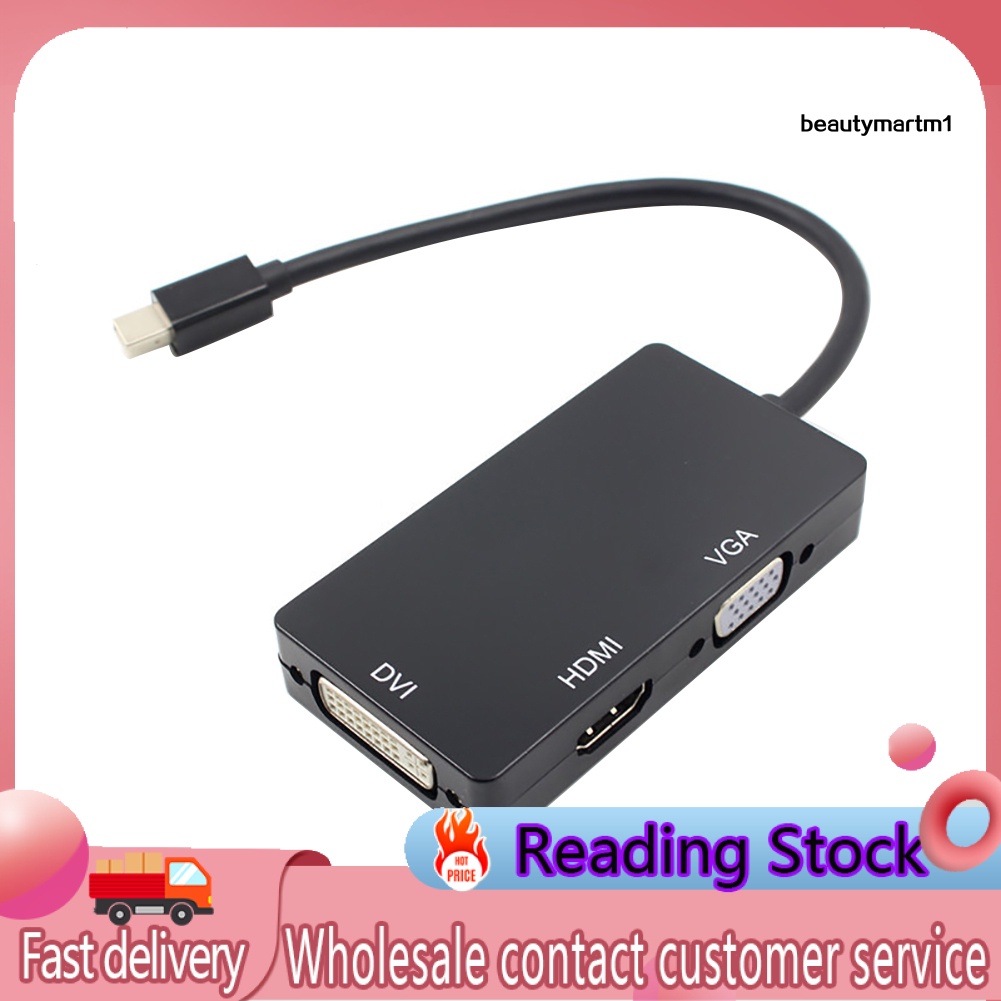 Cáp Chuyển Đổi 3 Trong 1 Từ Cổng Dp Sang Hdmi Sang Vga Dvi Cho Macbook Pro Air