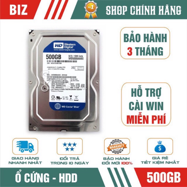 ổ cứng pc hdd các loại 250GB 320GB 500GB 1tb 2tb tháo case good 100% - tặng kèm cáp sata | BigBuy360 - bigbuy360.vn