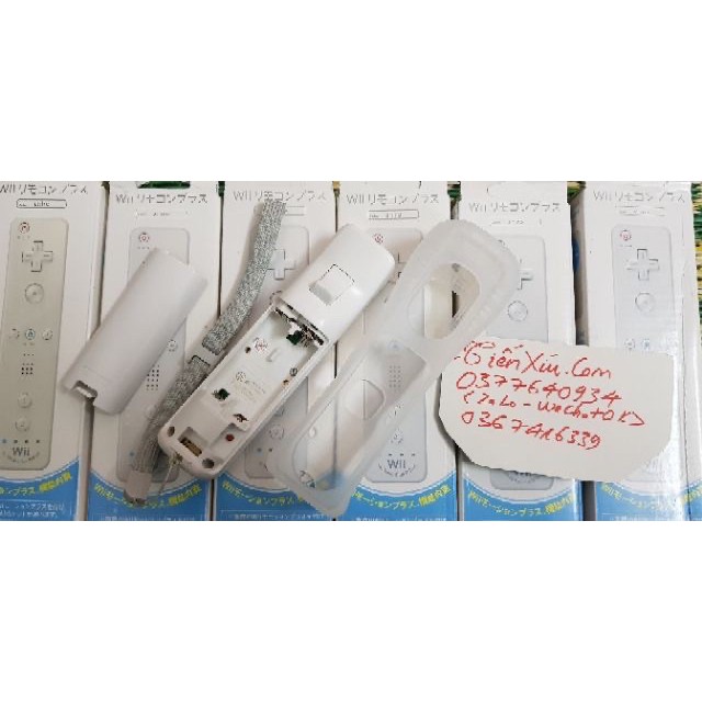 tay cầm wii remote tích hợp motion plus điều khiển nintendo wii