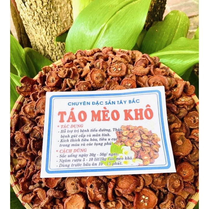 Táo Mèo Khô Loại Đặc Biệt Thơm Ngon Chuẩn Vị, Ngâm Rượu, Sắc Nước Uống