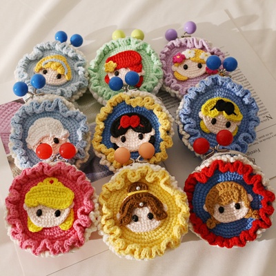 Khung túi 10.5cm hạt châu nhiều màu