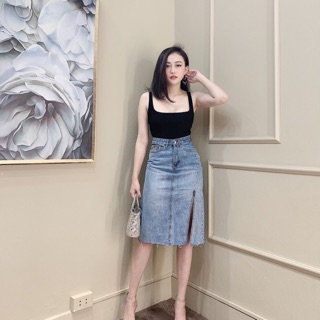 Chân váy xẻ