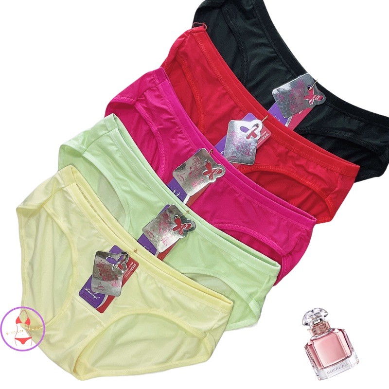 Quần lót nữ cotton thấm hút mồ hôi co giãn FreeSize 45-57kg MS9966 (set 10 cái)