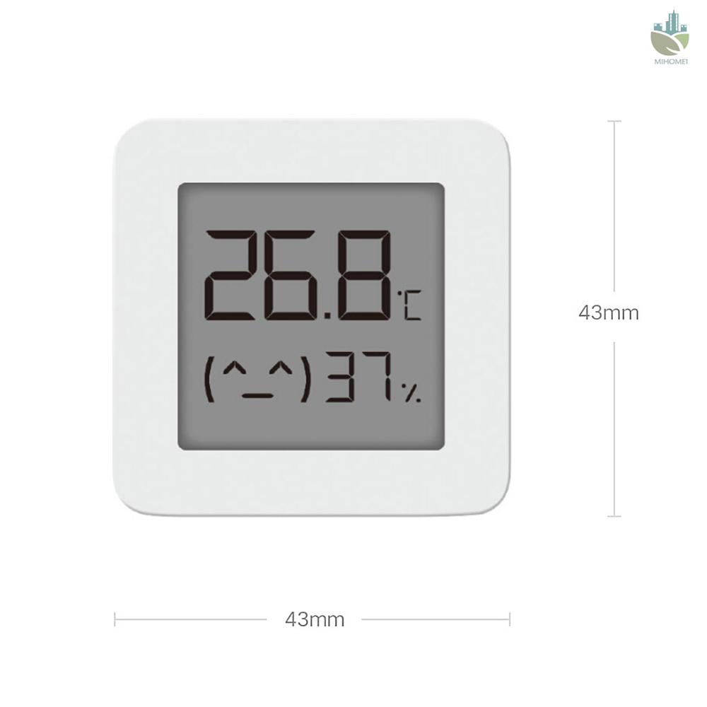 M 2pcs  BT Thermometer 2 Wireless Smart Electric Digital Hygrometer Humidity Sensor Work with Mijia APP