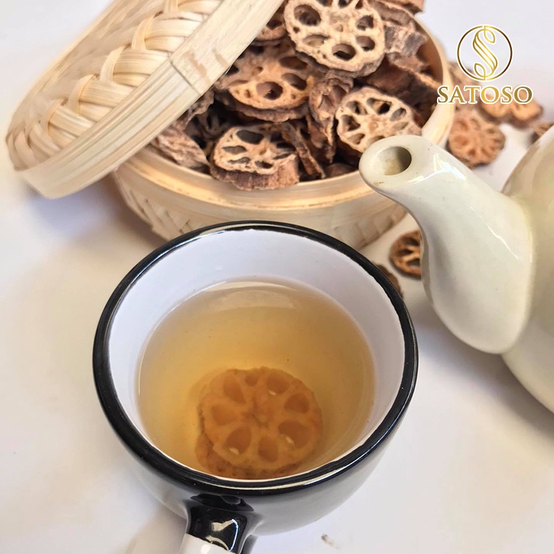 Củ sen khô thượng hạng SATOSO 1kg tốt cho sức khỏe tim mạch SA30