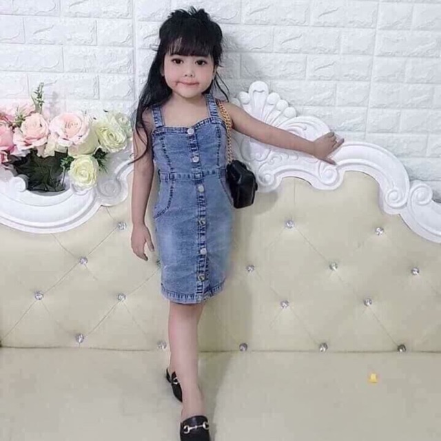 Combo đầm jean 620K