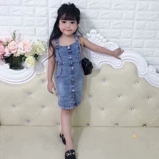 Combo đầm jean 620k