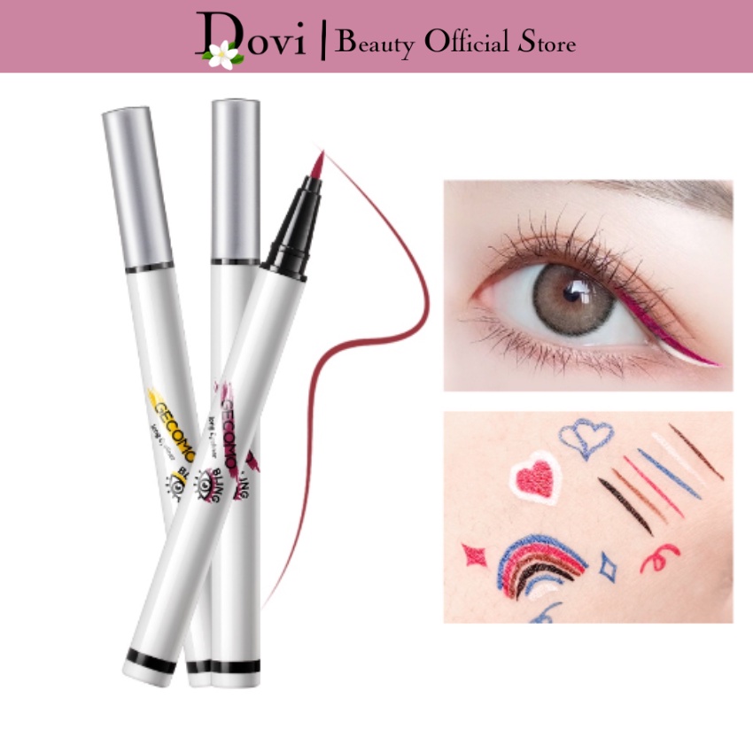 Kẻ mắt Chì kẻ mắt GECOMO không nở không thấm nước lâu khô nhanh chóng