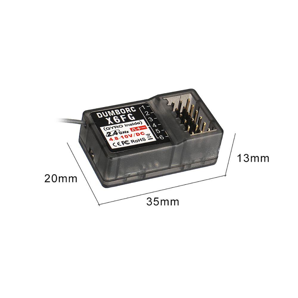 CHOOKEY Thiết Bị Nhận Tín Hiệu Servo 6 Kênh 2.4G Cho Xe Điều Khiển Từ Xa