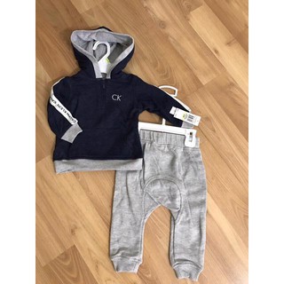 Freeship 99k TQ_Bộ nỉ Calvin Klein dư xịn cho bé trai