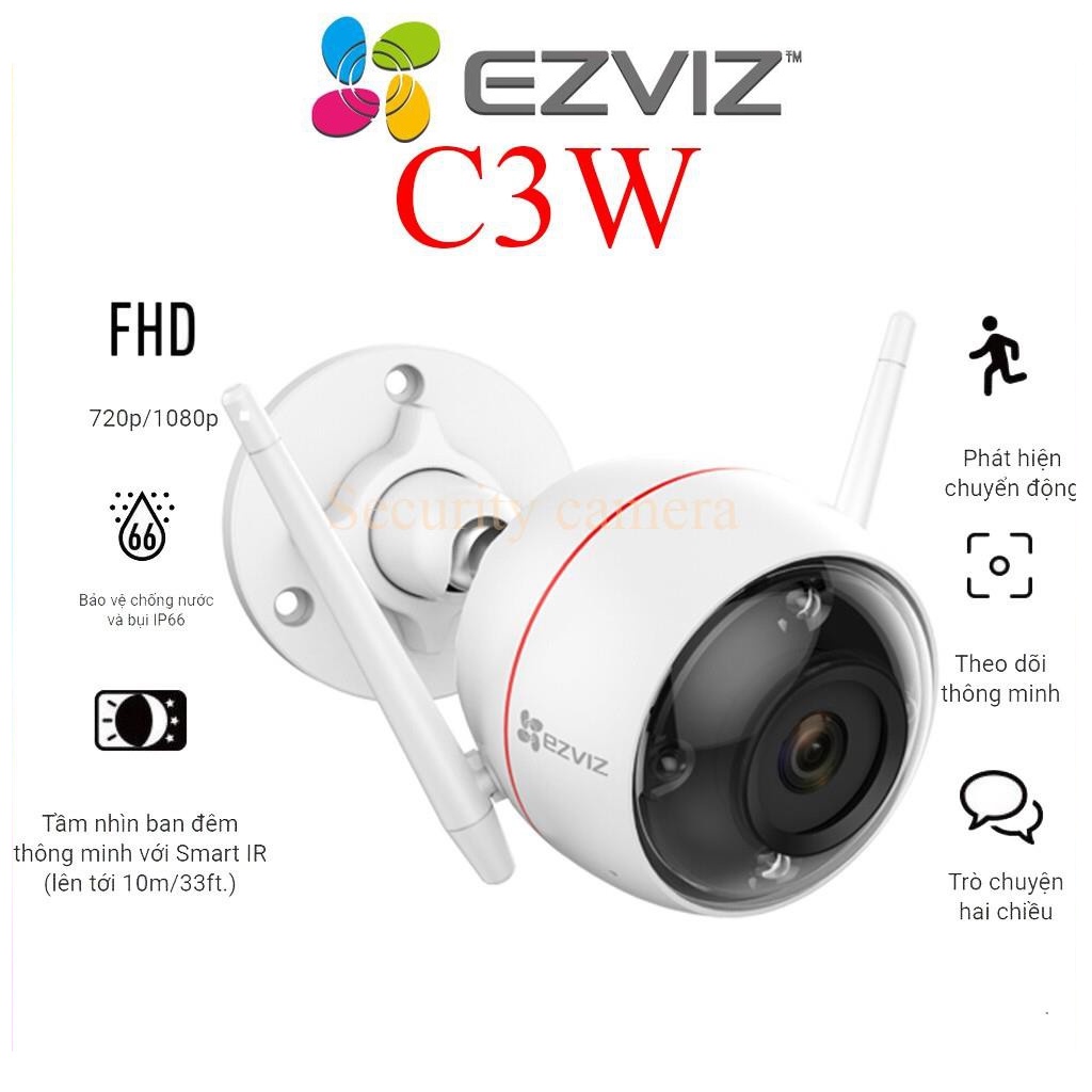 Camera wifi EZIVZ C3W / C3WN full HD 1080 ( 2MP) chính hãng (bảo hành 2 năm)