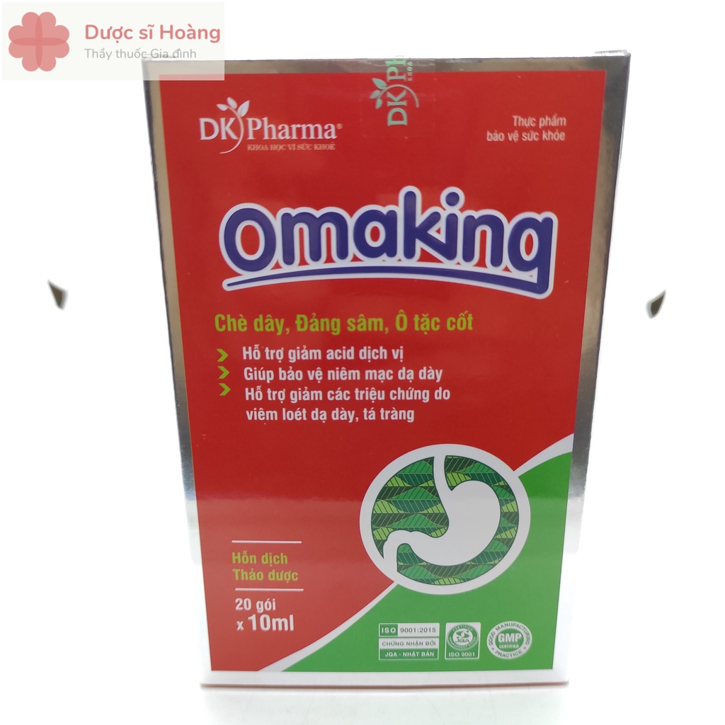 Gói Dạ Dày Thảo Dược Omaking- Hỗ Trợ Giảm Acid Dịch Vị, Bảo Vệ Niêm Mạc Dạ Dày