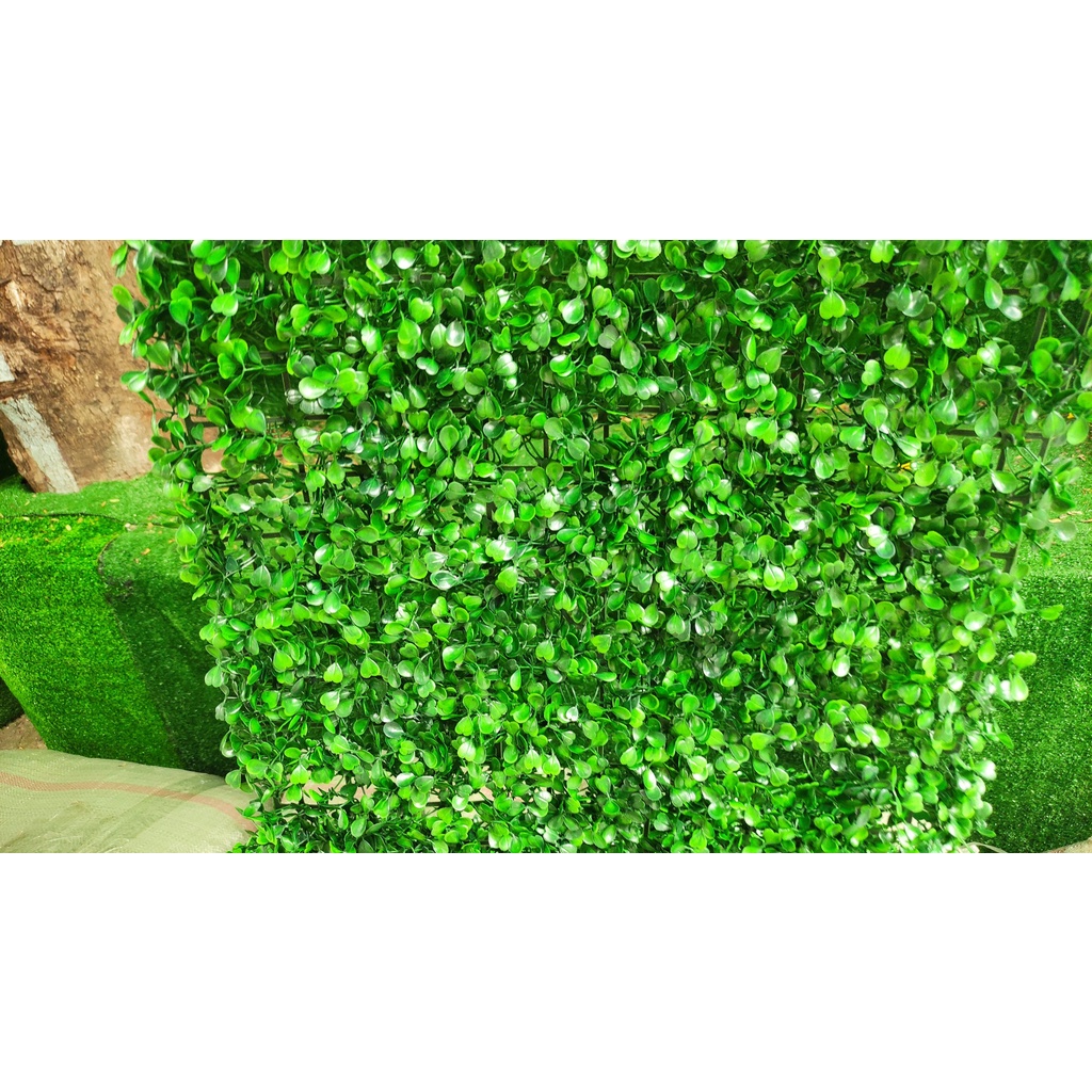 Thảm cỏ xà lách xoong, cỏ giả trang trí, hoa giả trang trí tiền cảnh, hoa trang trí tết kích thước 40x60cm