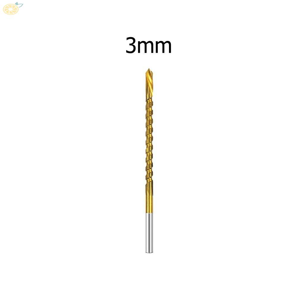 【VARSTR】Serrated Drill Bit Titanium Plating Woodworking 3-8mm Cobalt Composite Tap