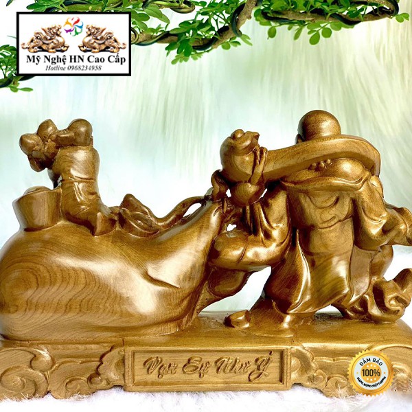 Di lặc kéo bao tiền vạn sự như ý, trang trí ô tô và bàn làm việc.KT 20 x15x5 cm | BigBuy360 - bigbuy360.vn