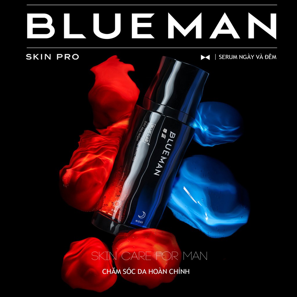 Serum Chăm Sóc Da Kiềm Dầu Ngày & Đêm 2 In 1 Blueman 50g ZL117