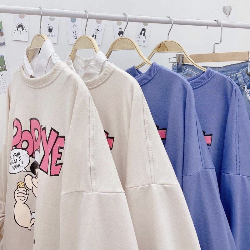Áo Sweater Nỉ POPEYE Unisex | BigBuy360 - bigbuy360.vn