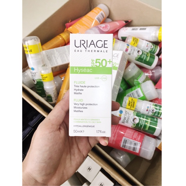 Kem Chống Nắng Uriage Hyseac Fluide SPF50+ 50ml