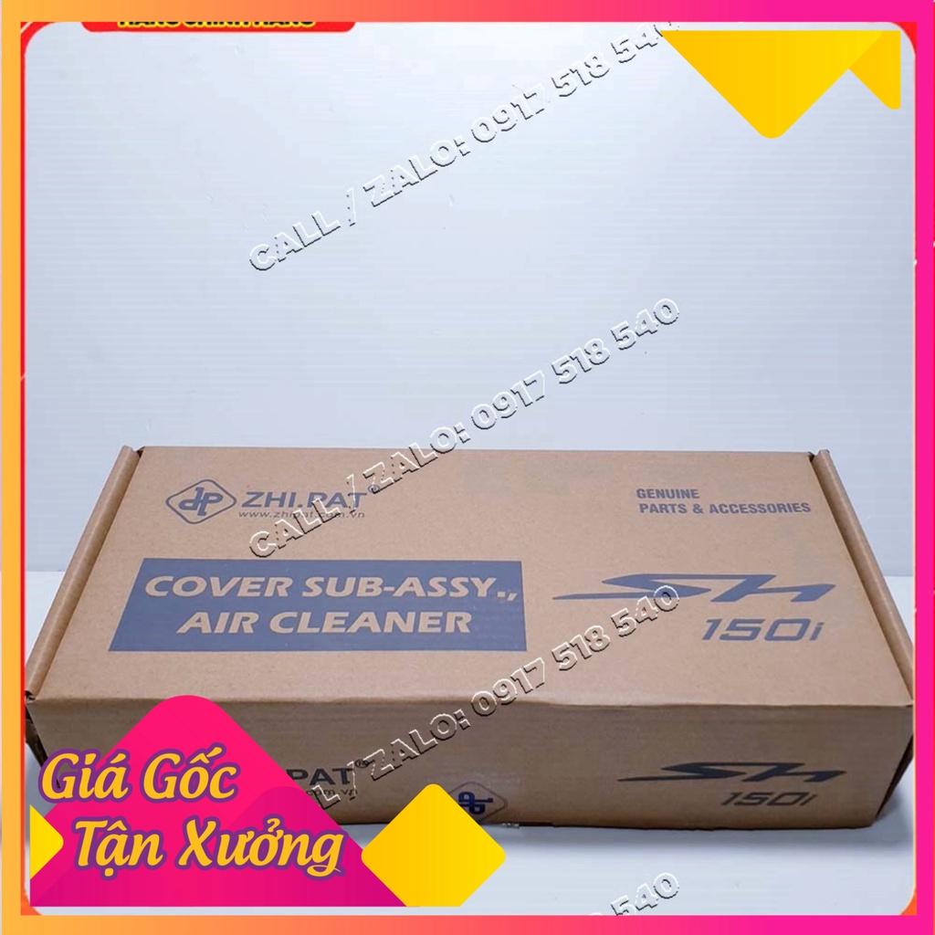 Combo Lọc Gió K&amp;N , Bầu Gió Zhipat Gắn SH ý 2009 - 2012 (Ảnh Sp thật)