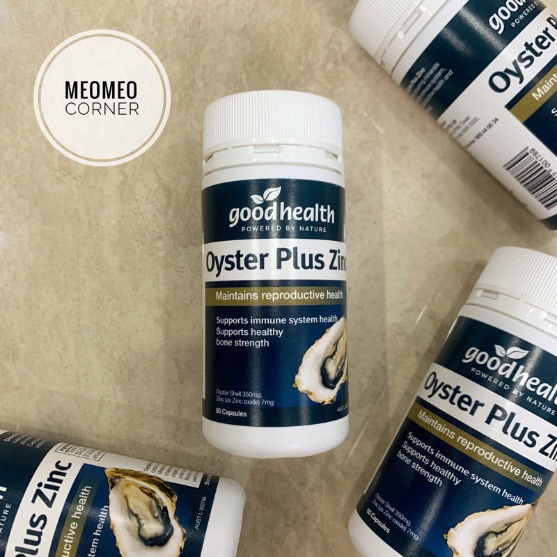 [Mẫu mới] Tinh chất hàu biển Oyster plus Zinc Goodhealth Oyster Plus Zinc Úc 60v | BigBuy360 - bigbuy360.vn