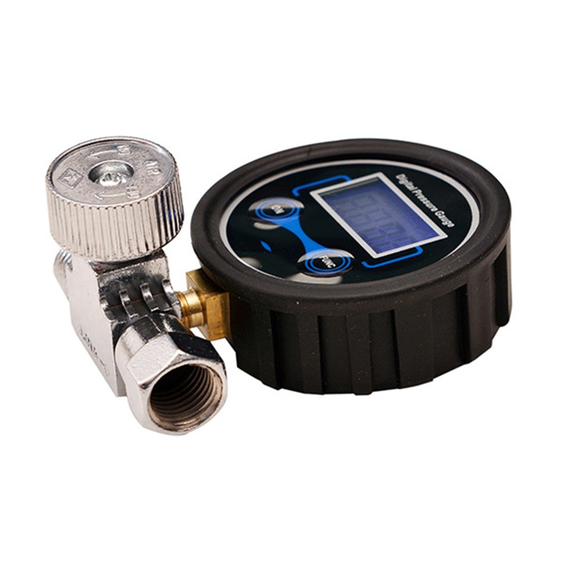 Van Điều Chỉnh Lưu Lượng Khí Kèm Đồng Hồ Đo 1 4 in NPT 200PSI Cho Máy Nén Khí