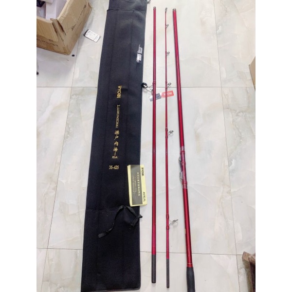 Cần 3 đoạn ryobi màu đỏ 4m25