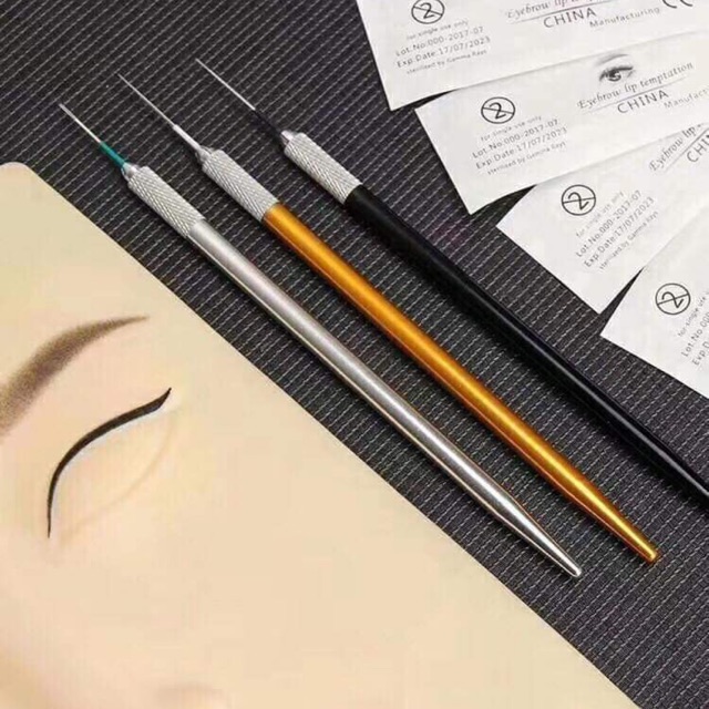 Cán dao khắc lông mày