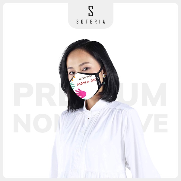 Khẩu trang thời trang Soteria Family ST155 - N95 lọc 99% bụi mịn 0.1 micro - Size S,M,L