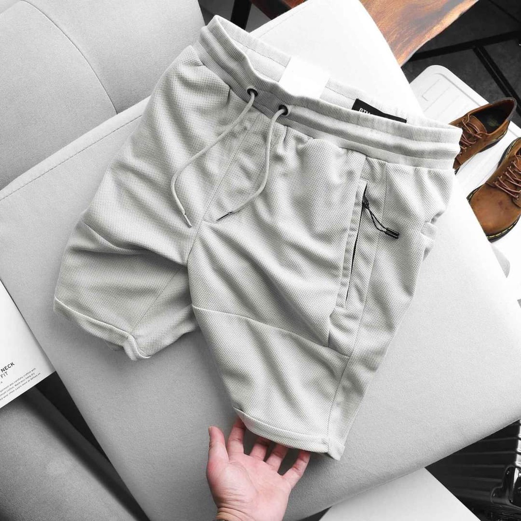 Siêu phẩm quần short lửng thời trang chất liệu pique cao cấp