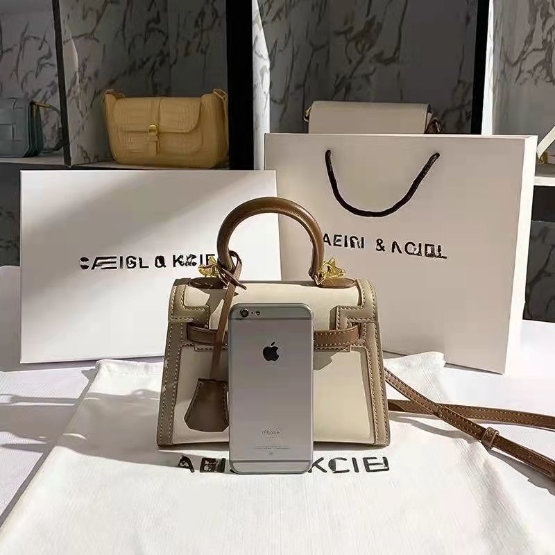 Túi xách đeo vai thiết kế màu tương phản trẻ trung cao cấp dành cho phái nữ