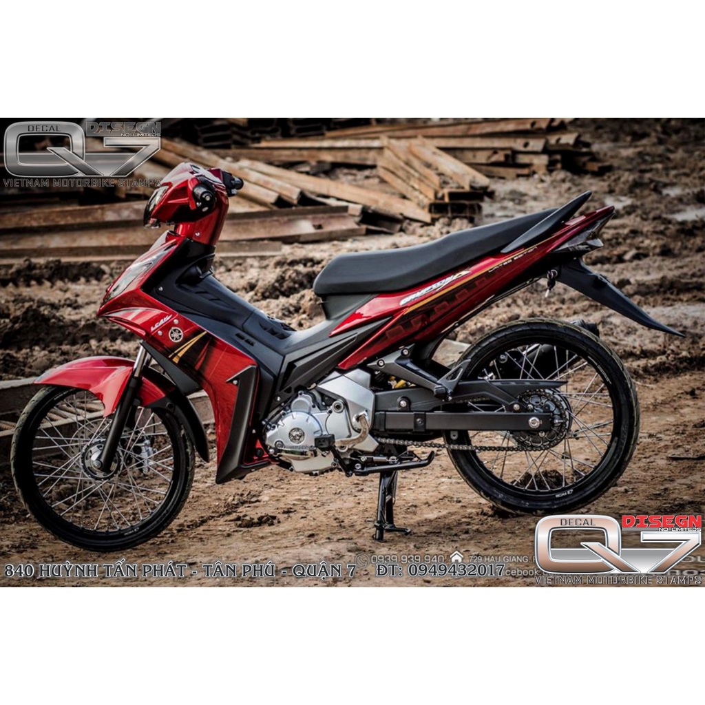 TEM RỜI EXCITER 2010 ĐỎ ĐEN